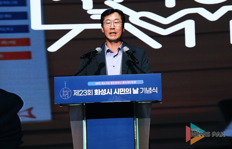 정명근 화성 시장, '화성시민의 날' 리허설 현장, 시민을 위한 준비