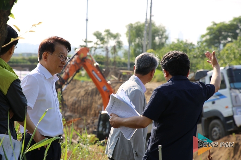 권칠승 국회의원(더불어민주당, 경기 화성병), 상습침수지역 사전 점검 나서