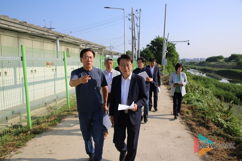 권칠승 국회의원(더불어민주당, 경기 화성병), 상습침수지역 사전 점검 나서