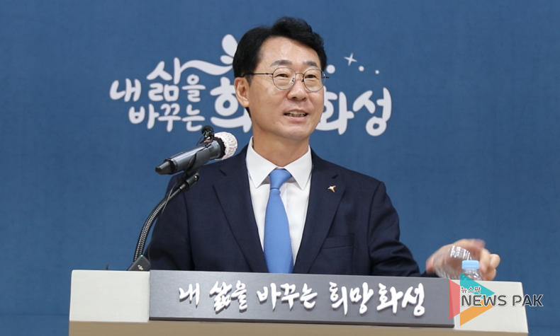 정명근 화성시장, '동탄도시철도 건설'과 '청년정책 추진' 계획 밝혀