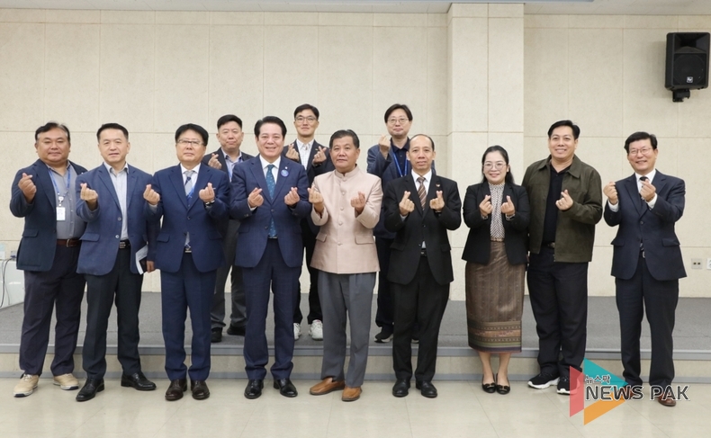 안양산업진흥원(조광희 원장), 주한 라오스대사와 업무협약 체결