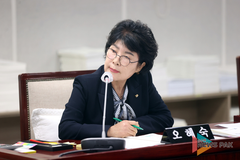 수원시의회 오혜숙 의원, “이용률이 높은 책나루 도서관 10년 지났다... 노후화 문제 제기”