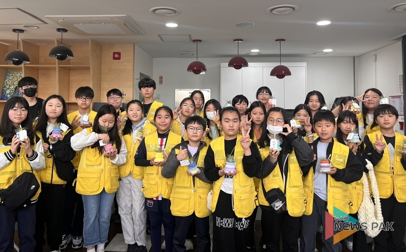 동탄청소년문화의집, 청소년 봉사활동 ‘화분 만들어 나누기’ 진행