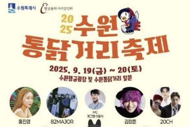 2025 수원 통닭거리 축제, 9월 19~20일 개최