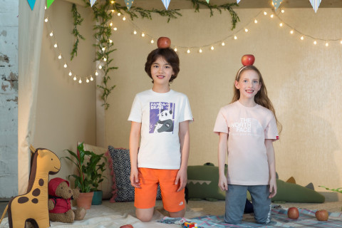 노스페이스가 2020 키즈 서머 컬렉션을 출시했다