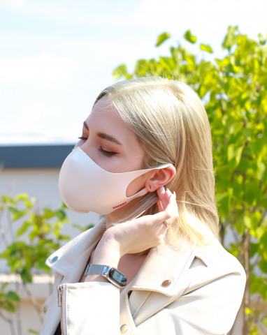 아이보리색 새로이 항균 패션 마스크