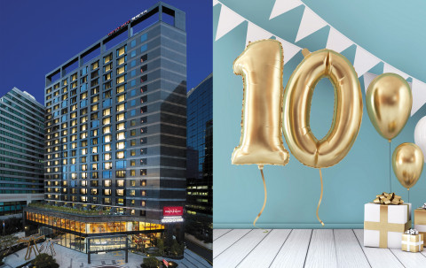 머큐어 서울 앰배서더 강남 쏘도베 호텔이 오픈 10주년을 맞아 다양한 이벤트를 실시한다