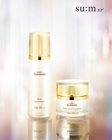 LG생활건강이 출시한 숨37° 로시크숨마 엘릭서 트리트먼트, 크림 뤼미에르