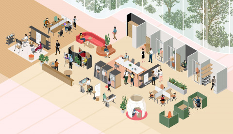 스틸케이스가 제안하는 포스트 코로나 시대 업무환경