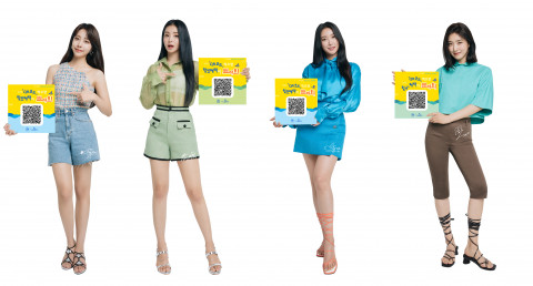 브레이브걸스 QR 등신대