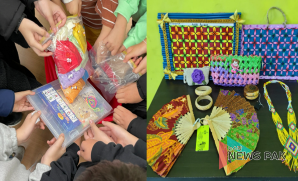 마장초 국제 교류 프로젝트 사진