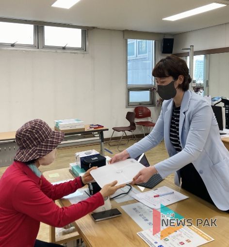 의왕시보건소,‘오늘건강앱’통한 어르신 건강관리 실시