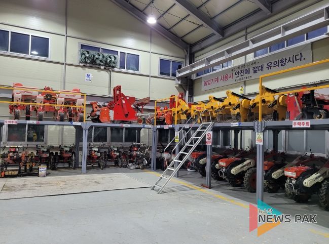 용인특례시 농업기술센터가 임대하는 농업기계들