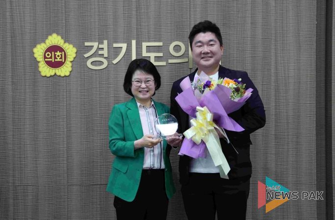 장한별 경기도의원, 경기도의회 교육행정위원회 의정대상 수상