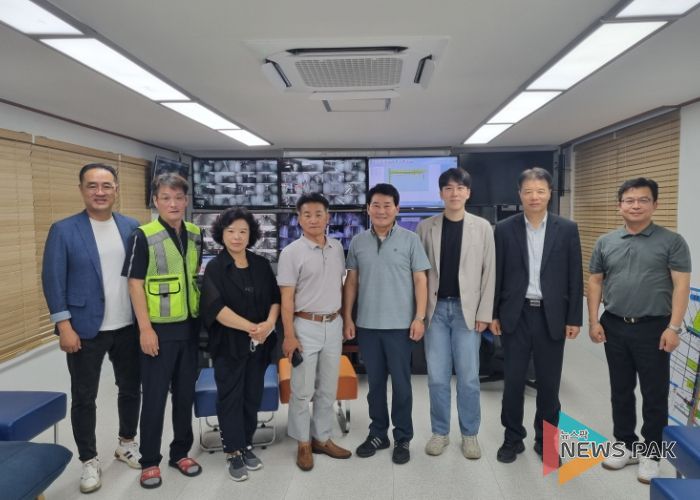 안양시의회 도시건설위원회, 안양시 공동구 현장 방문