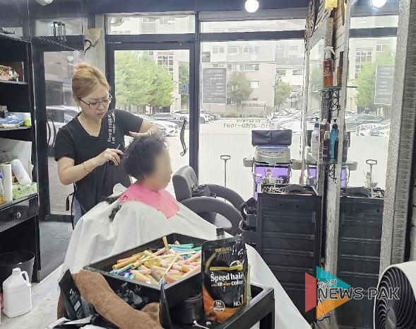 수원시 영통구 매탄3동 '클로젯헤어' 저소득 홀몸어르신을 위한 사랑의 미용봉사
