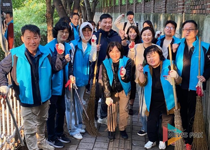 장안구 정자2동 주민자치회,「사색의 거리」환경정화 작업 실시