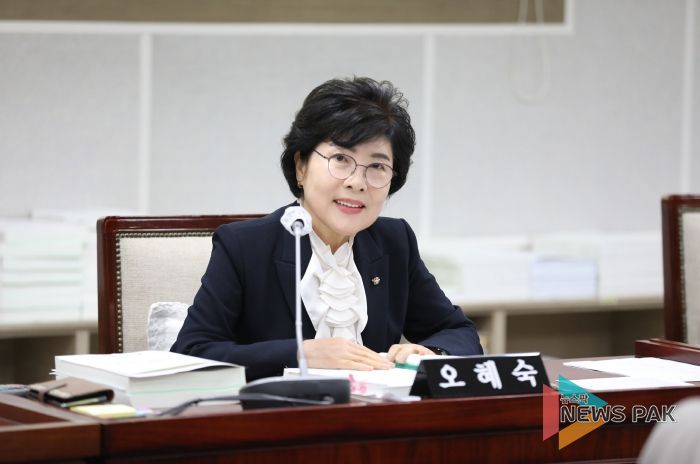수원특례시의회 문화체육위원회 오혜숙 의원(국민의힘, 비례)
