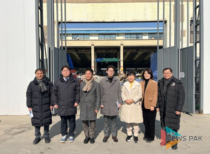 안양시의회 총무경제위원회, 안양시농수산물도매시장 현장 방문