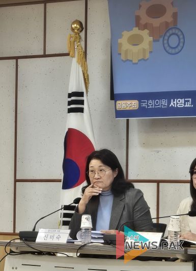 신미숙 의원, ‘도시형 소공인 지원 여전히 갈 길 멀어’…국회 토론회 참석
