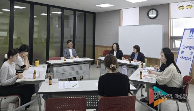 수원시 장안구 율천동, 민·관 협력 통합사례회의 개최