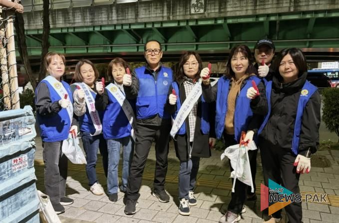수원시 권선구 세류2동 바르게살기위원회, 무단투기지역 정비활동 실시