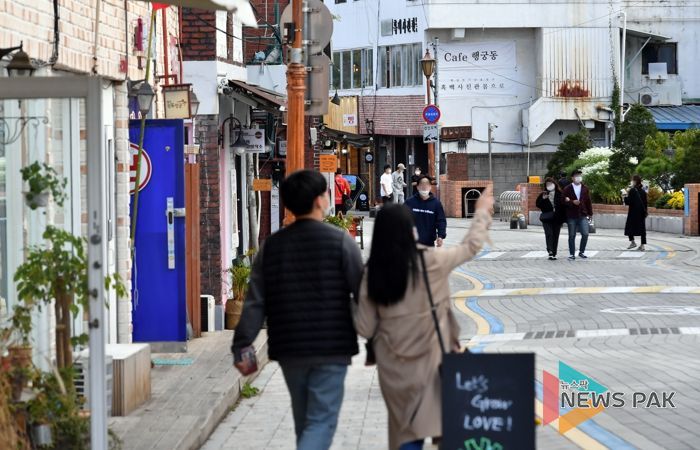 행리단길 전경