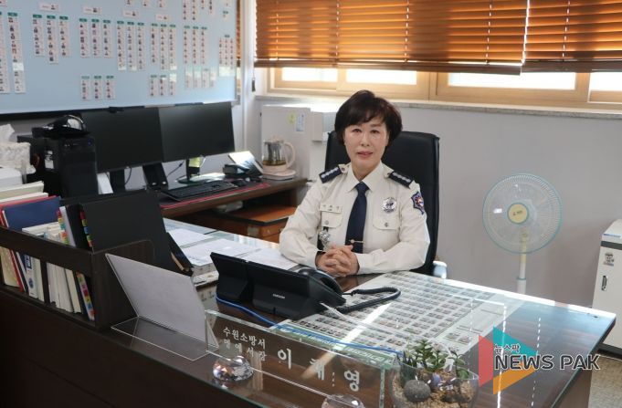 경기도의회 국민의힘 정책수석 이채영 의원, 수원소방서 ‘명예소방서장’ 위촉