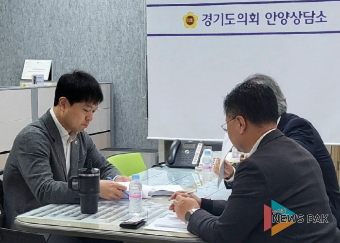 경기도의회 유영일부위원장, “평촌신도시 특별정비예정구역 관련 주민 의견 청취”