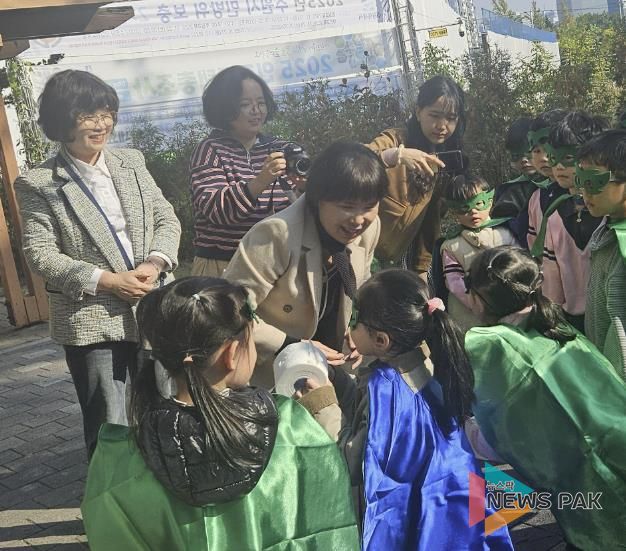 수원시 영통구 매탄1동, 사랑유치원과 우유팩 교환 체험 활동 실시