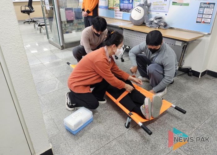 고양시 주교동, 원당119안전센터와 합동소방훈련 실시