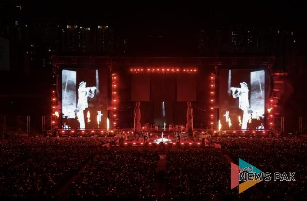 지드래곤 공연 현장(제공=쿠팡플레이)