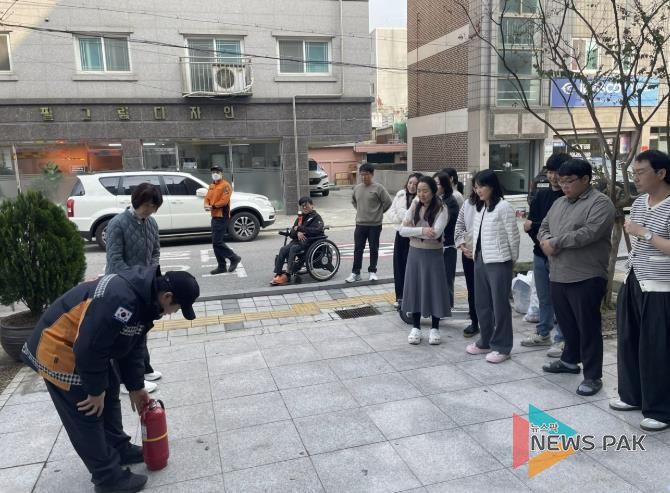 수원시 팔달구 화서1동, 2025년 공공기관 합동 소방훈련 실시