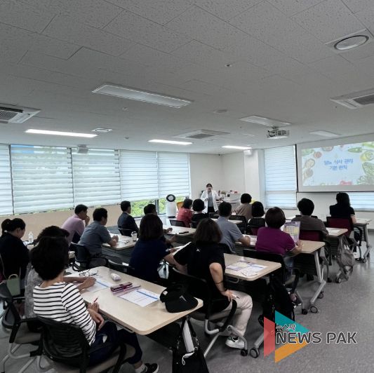 ‘혈당 급상승 예방 프로젝트’ 이론 교육