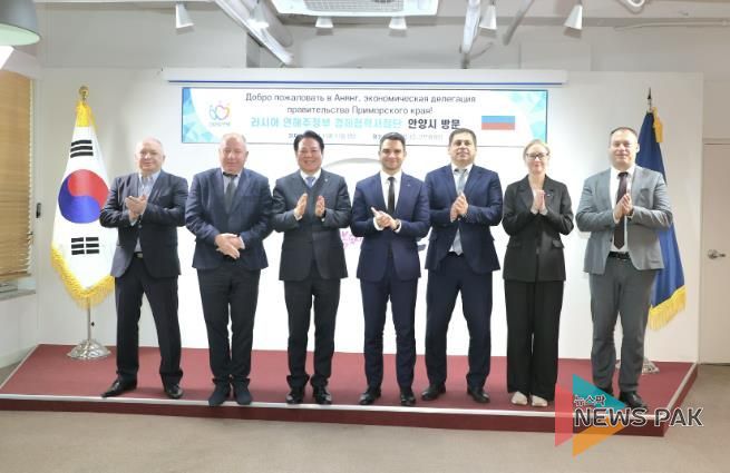 안양시, 러시아 연해주정부 경제협력사절단 방문 환영…투자 협력 강화