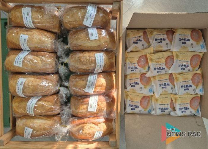 고양시 중산2동 지역사회보장협의체, 빵 나눔 실시⋯이웃과 온정 나눠