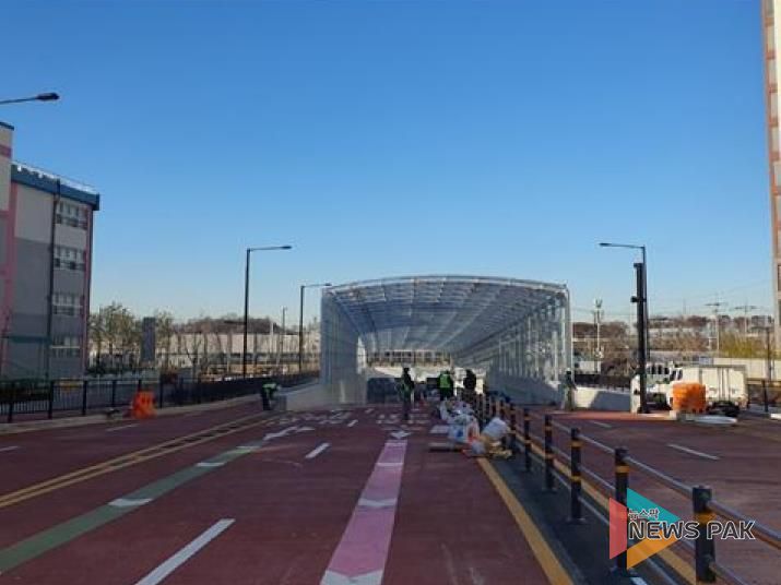 삼성당취락~능곡삼거리(중로1-99호선) 삼성지하차도 도로확장공사(2022년 준공)