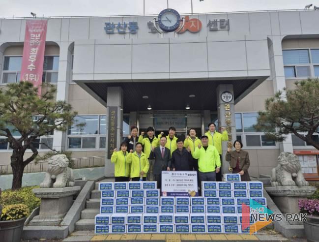 일산강선 로타리클럽, 고양시 관산동에 김장김치 70박스 기부