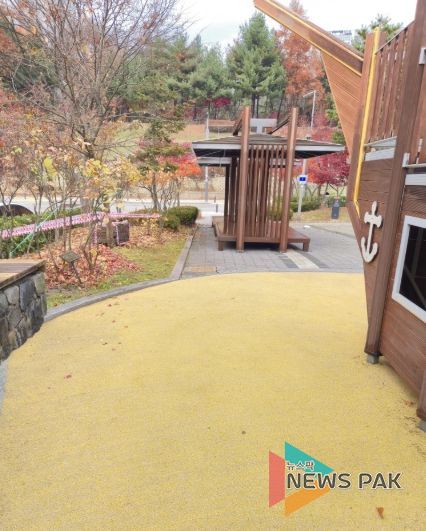 보물선어린이공원 고압세척 정비 완료