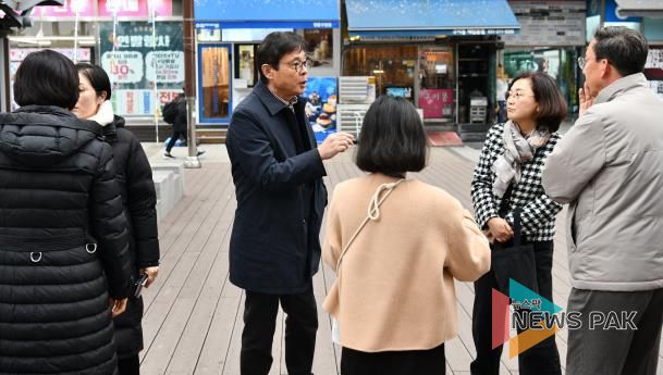 새빛만남 수원 마음을 듣다. 건의사항 반영… 보도블럭·수목 플랜터·가로등 분전함 등 정비 계획