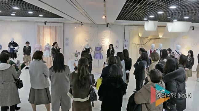 수원시 팔달구 매향여자정보고등학교 패션산업디자인과, 제1회 작품 전시회 열어