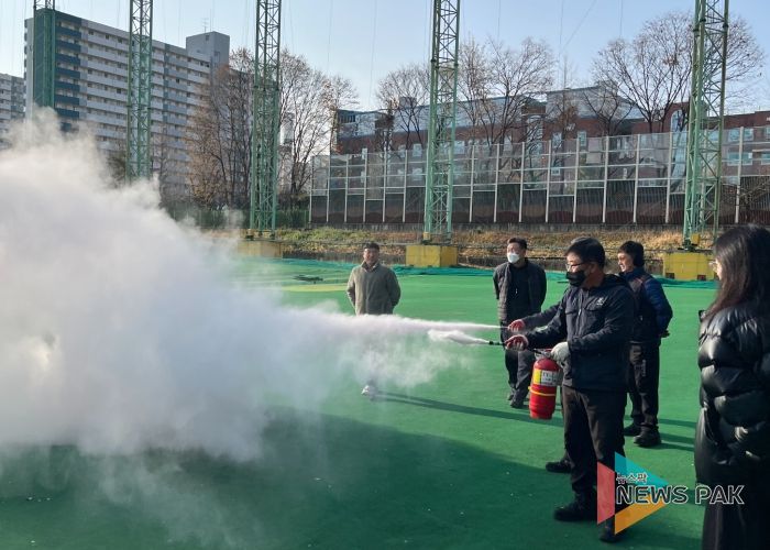 광명도시공사 체육시설 전 직원 함께 소방훈련 실시