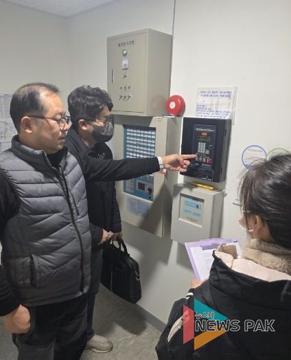 송탄보건소, 동절기 의료기관 화재 사고 예방을 위한 안전 점검!