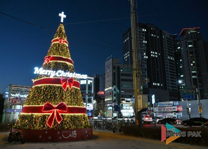 시흥의 겨울, 아름다운 빛으로 밝히다(신천역)