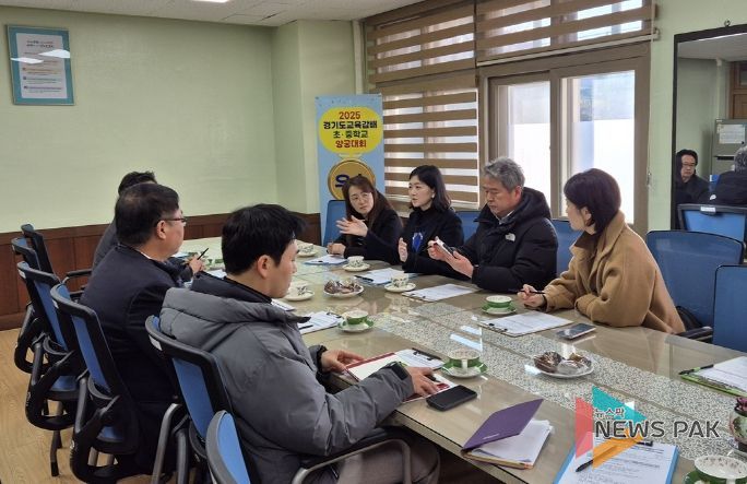 장윤정 의원, 성포중 ‘노후 냉난방기 개선방안’ 논의