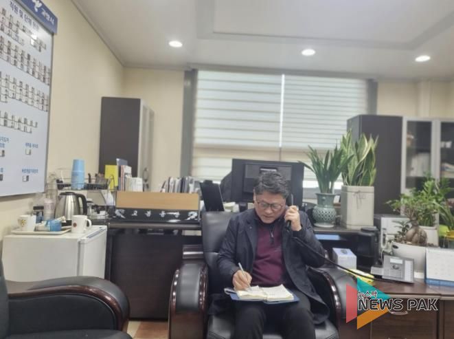 고양시 고봉동, 새해맞이 독거어르신 안부 확인