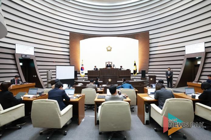 광주시의회 제321회 제2차 정례회 개회