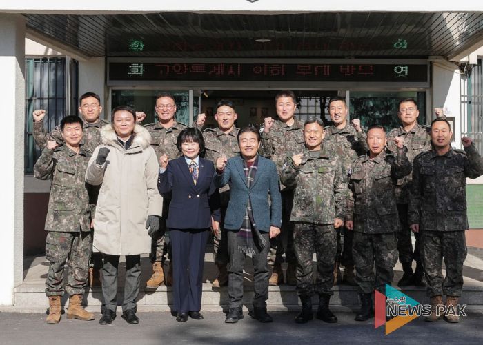 고양특례시의회 김운남 의장, 육군 제60보병사단 방문해 통합방위 공조 방안 논의