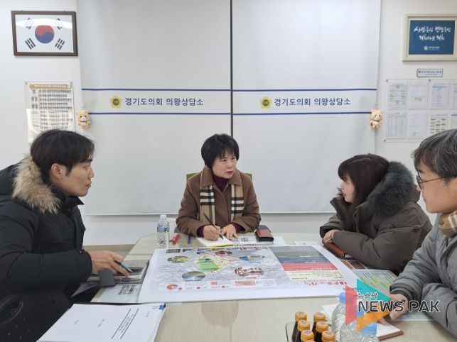 서성란 의원, 의왕 내손동 도시재생사업 점검 … “현장 체감이 성패”