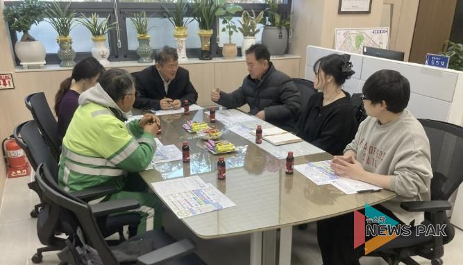 수원시 영통구 영통3동 생활폐기물 수집·운반 대행업체와 간담회 개최